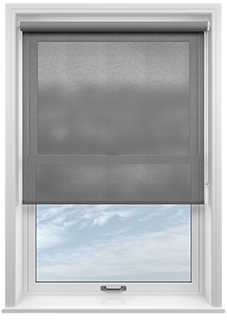 Pompeii Voile, Iron - Twist&Fit Roller Blind
